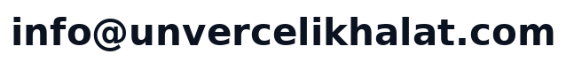 info@unvercelikhalat.com